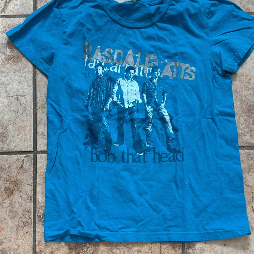 American Apparel Blue Graphic Tee